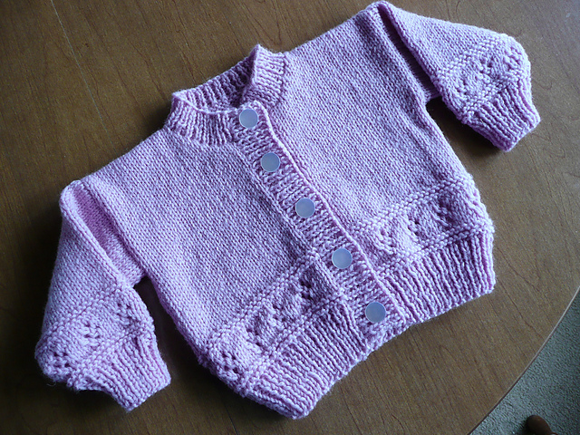 Sweater and Cardigans With Eyelet Lace