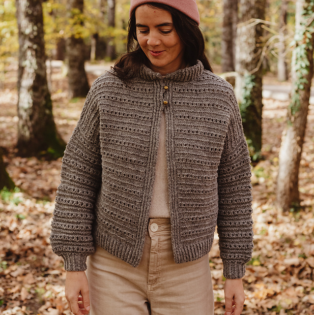 Ravelry: Chaqueta raices pattern by Carmen Garcia de Mora