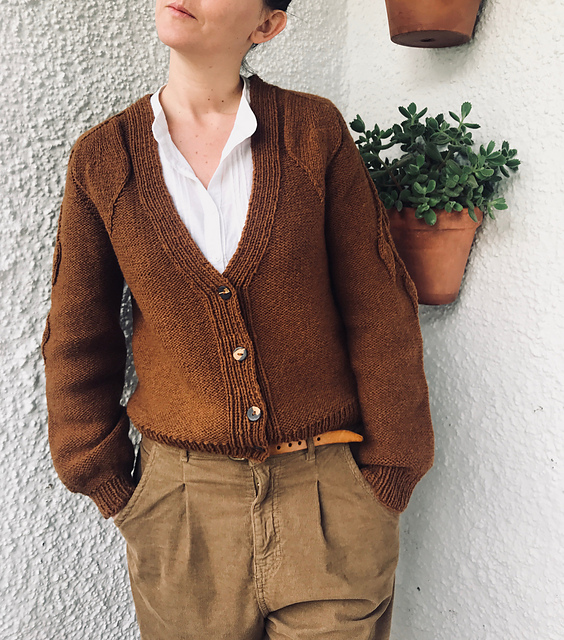 Leaves cardigan