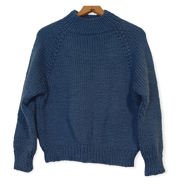 Hubby's Blue Pullover
