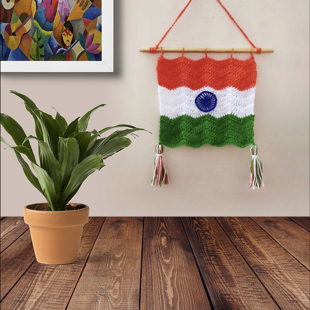 Indian Tricolor Wall hanging