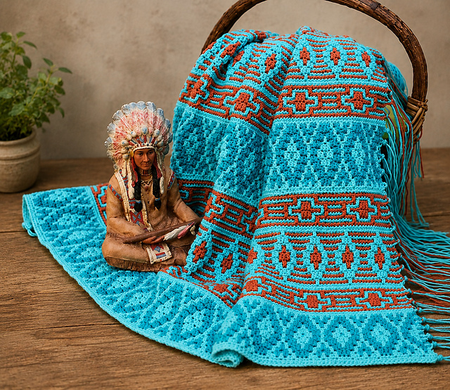 Ravelry: Native American-Inspired Afghan pattern by Carol Hegar