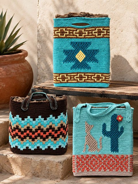 Native American-Inspired Totes