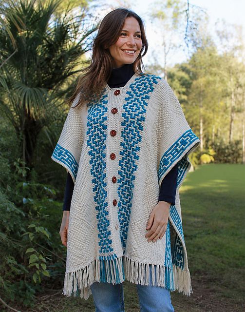 Taos Poncho and Afghan