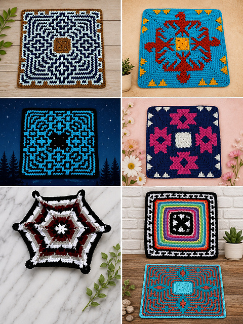 Native American-Inspired Dishcloths