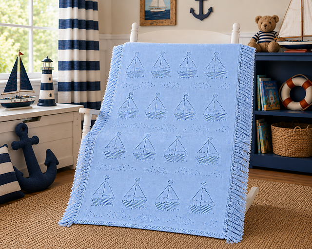 Sailboats Afghan