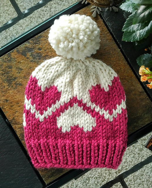 Ravelry: Fair Isle Hearts Beanie pattern by Carol display picture 1