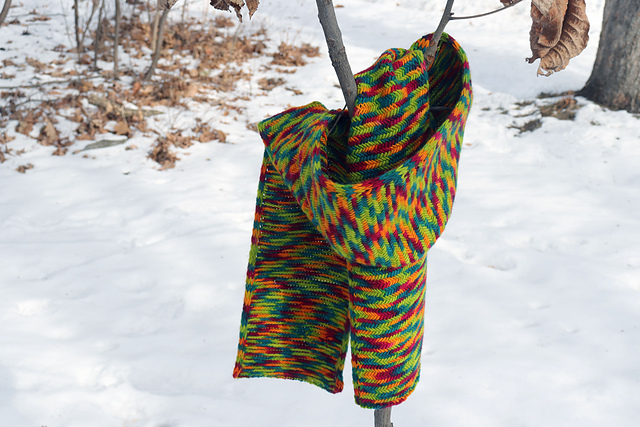 Nobody's Perfect Herringbone Scarf