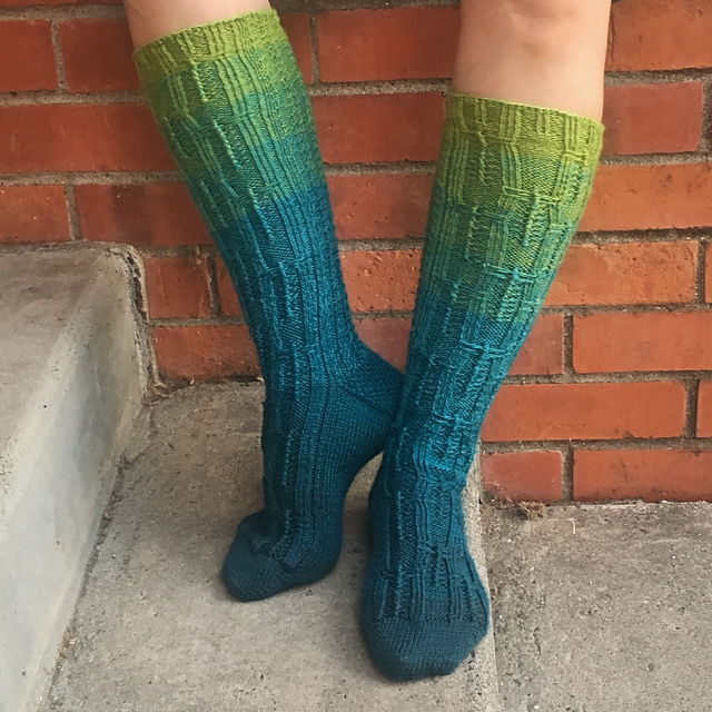 Puff the Magic Dragonfly socks