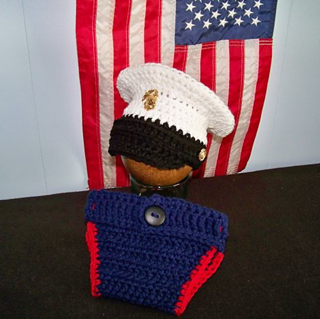Military Dress Blues Hat 
