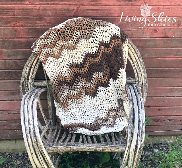 Ravelry Nisbet Throw pattern by Living Skies Fibre Studio