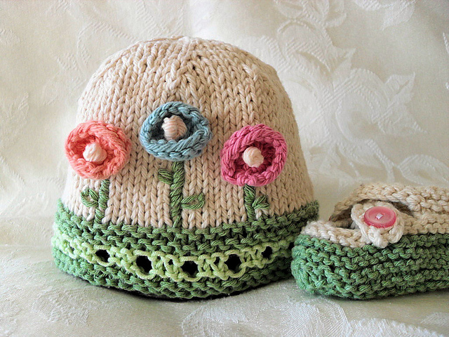 How Does Your Garden Grow Baby Hat