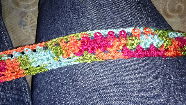 Single Film Track Skinny Scarf