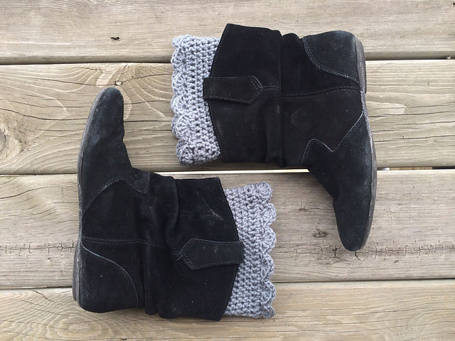 Scalloped Boot Cuffs