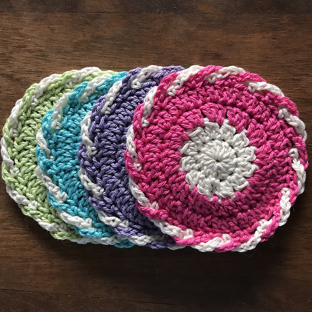 Spring Wool Coasters Ravelry: Spring Coasters pattern by Stace Dumoski