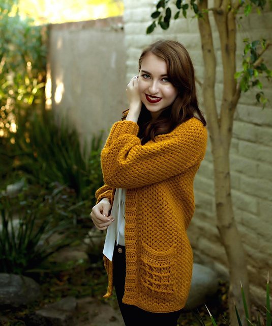Waffle Cardigan