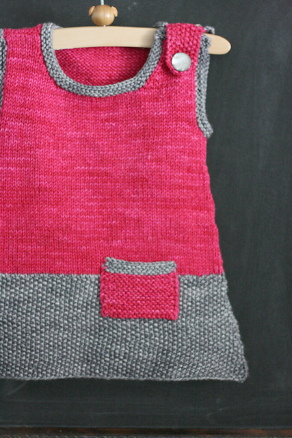 Colorblock Baby Dress