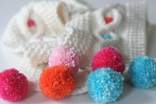 Pom Pom Pony Scarf