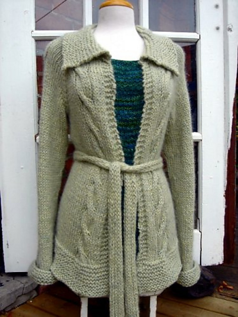 Cozy Chunky Cabled Cardi