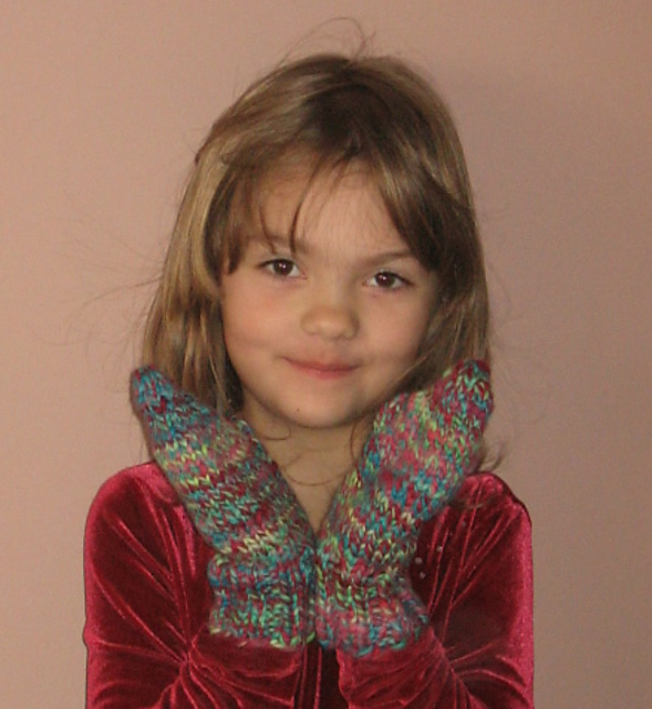 Bulky Kids Mittens
