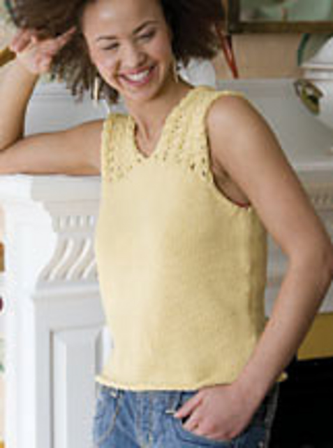 Lutea Lace-Shoulder Shell