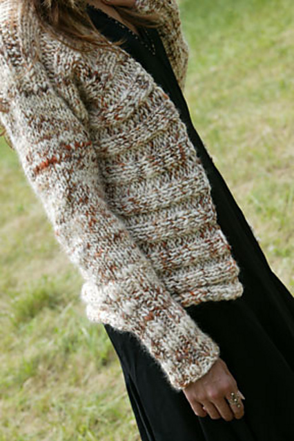 Side-Way Ribs Cardigan
