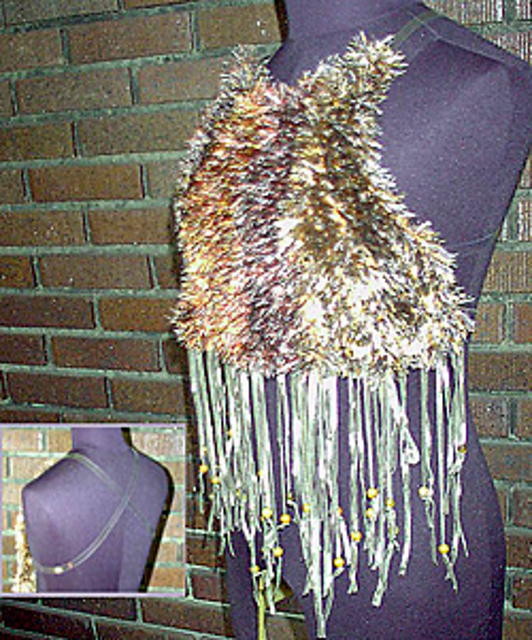 Faux-Fur Halter 