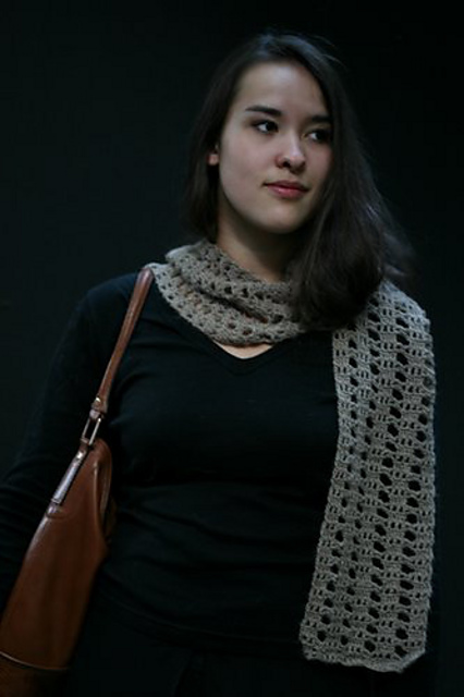 Ravelry: No.09 Monotone Scarf モノトーンのミニストール pattern by Ravelry: No.09 Monotone Scarf モノトーンのミニストール pattern by