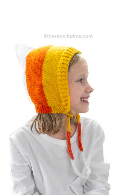 Candy Corn Bonnet