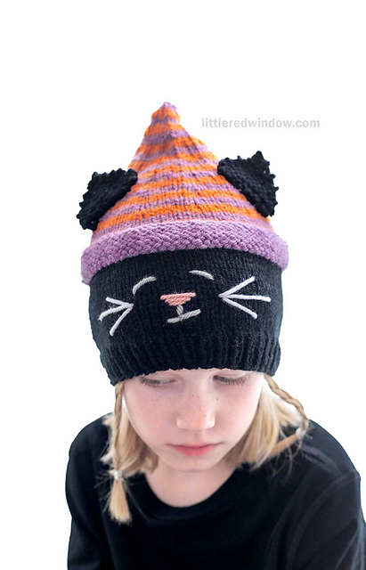 Witchy Black Cat Hat