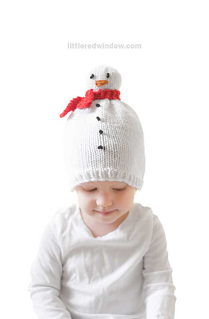 Winter Snowman Hat
