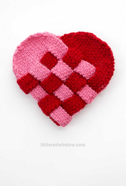 Julehjerte Knit Woven Heart