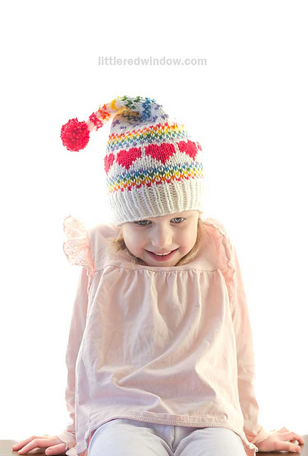 Rainbow Love Stocking Cap