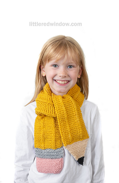 Number 2 Pencil Scarf