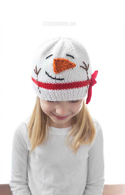 Smiling Snowman Hat