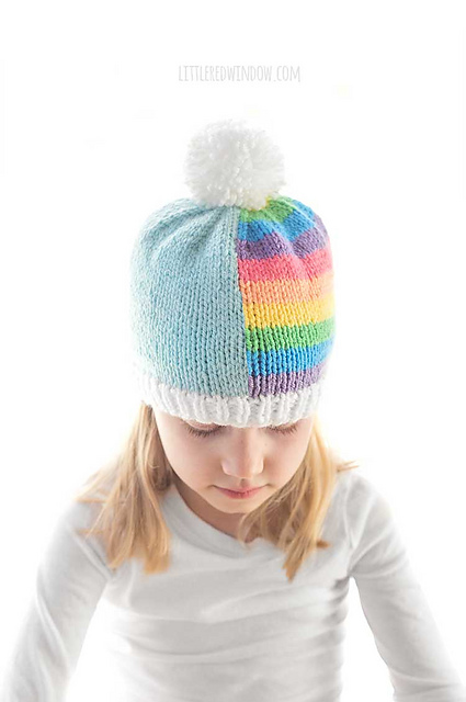 Hemisphere Rainbow Hat