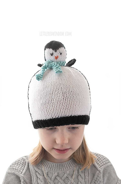Pom Pom Penguin Hat