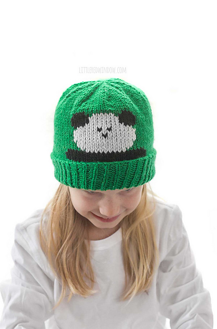 Peekaboo Panda Hat
