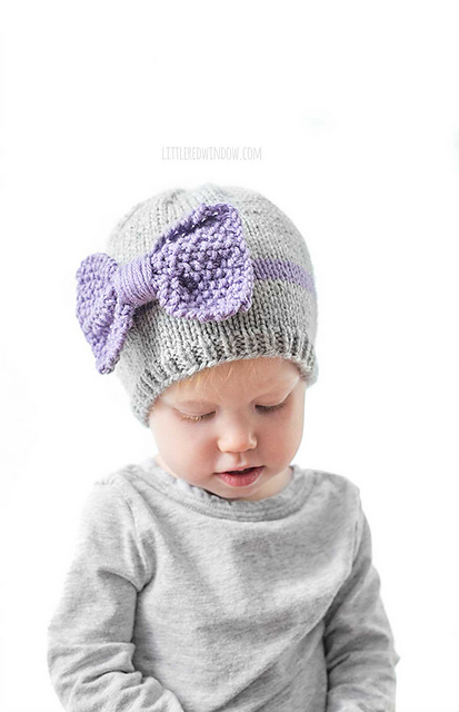 Big Bow Baby Hat