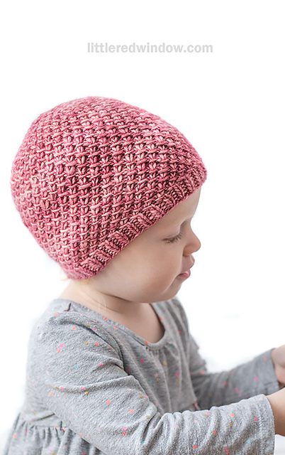 Slip Knit Twist Hat