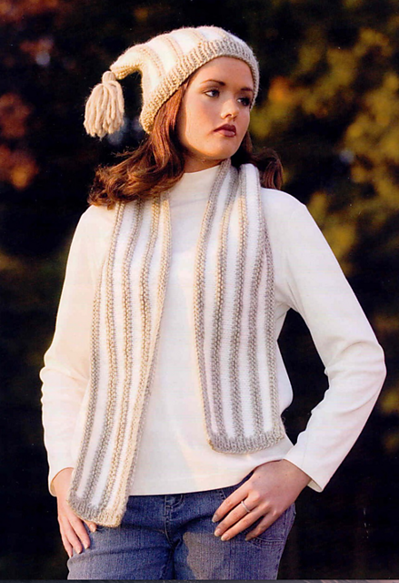 Jaunty Stripes Scarf