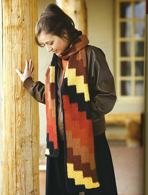 Geometric Scarf