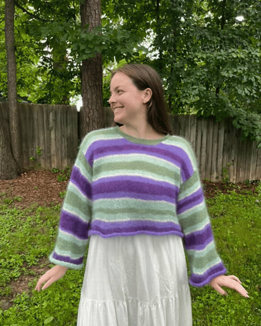 Ravelry: The Candy Floss Sweater pattern by Cass Wong