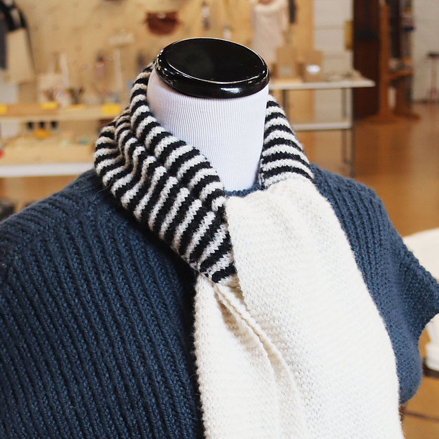 Garter Stripe Scarf No. 1