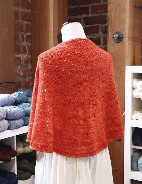 Dotted Half Circle Shawl