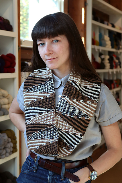 Striped Angles Cowl
