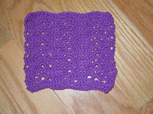 Open Shell Dishcloth