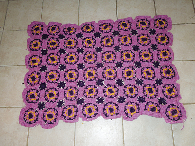 Crocheted Spring Fantasy Afghan