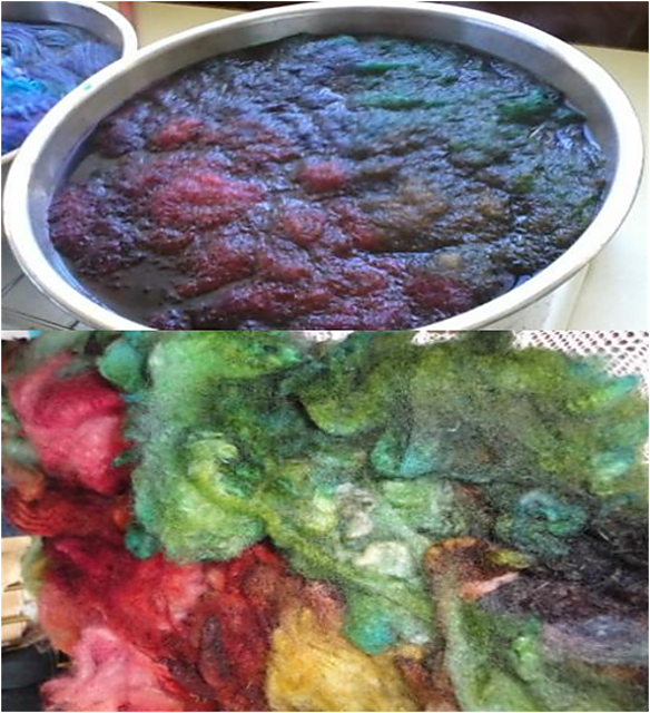 Ravelry castlemilk's Stovetop rainbow dyeing 2