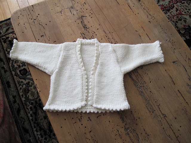 Picot Edged Sweater
